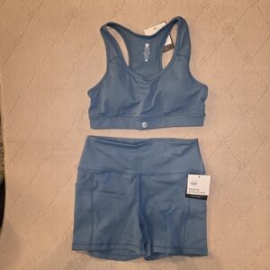 Senita Athletics Blue Activewear Set